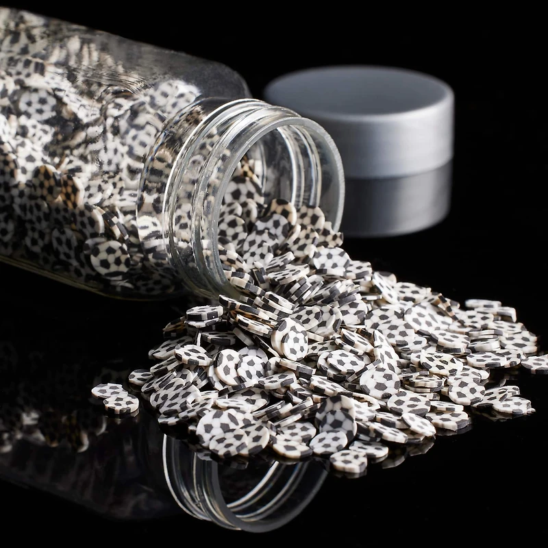 Specialty Glitter Soccer Ball Shapes by Recollections™