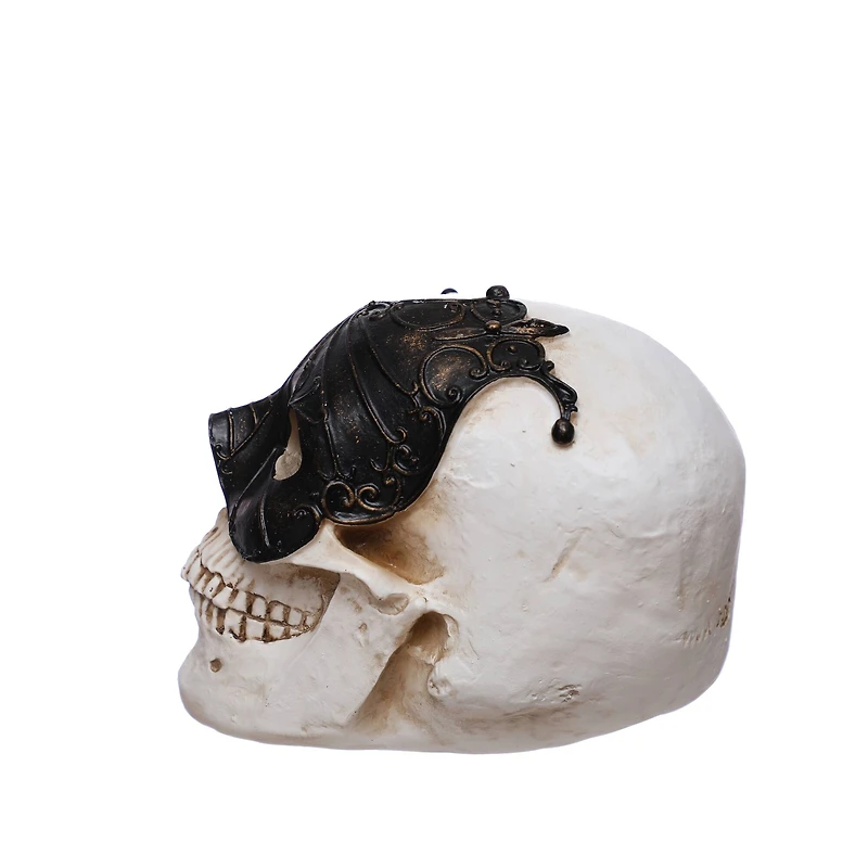 7" Skull with Mask Tabletop Accent by Ashland®