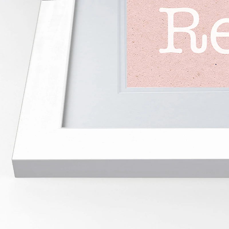 16" x 20" Eat Sleep Love White Framed Print Wall Art