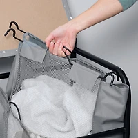 Honey Can Do Gray Uneven Clothes Sorter w/ Ironing Board