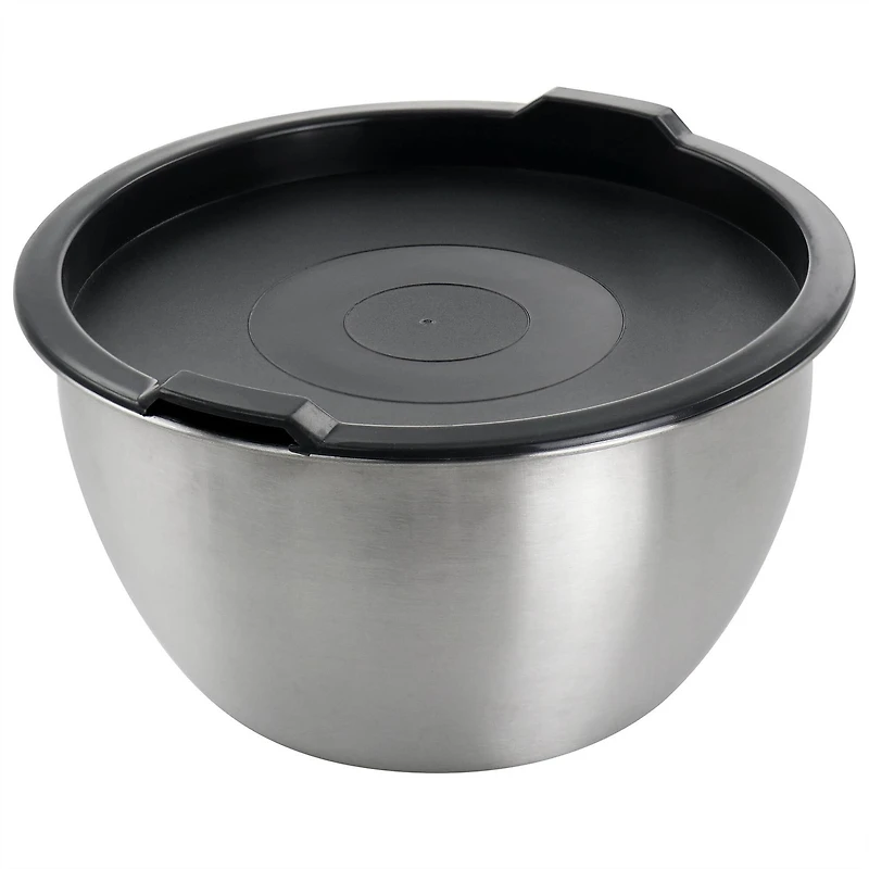 Martha Stewart Everyday 1.5qt. Stainless Steel Mixing Bowl with Plastic Lid