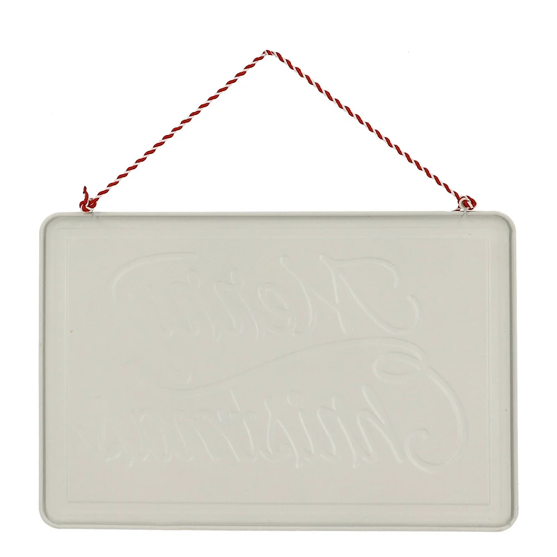 13" Red & White Merry Christmas Metal Wall Décor by Ashland®