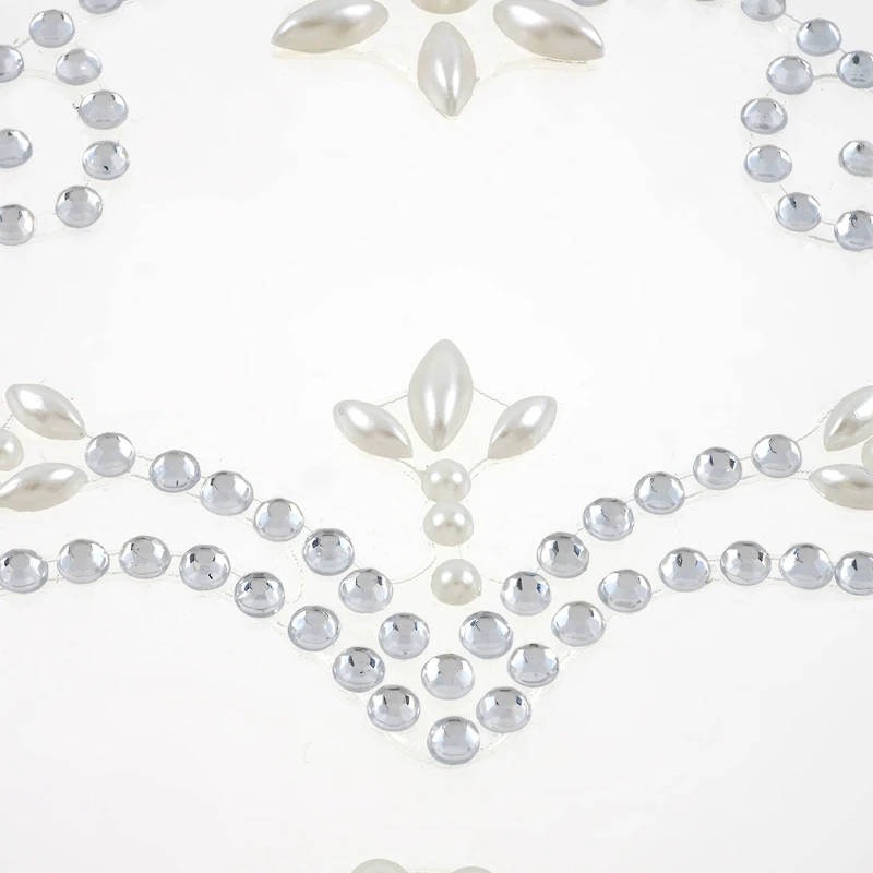 Silver Gem & Satin Pearl Bling Stickers by Recollections™