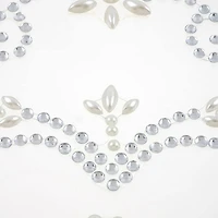 Silver Gem & Satin Pearl Bling Stickers by Recollections™