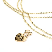 Gold Best Friends Heart Charm Set by Bead Landing™