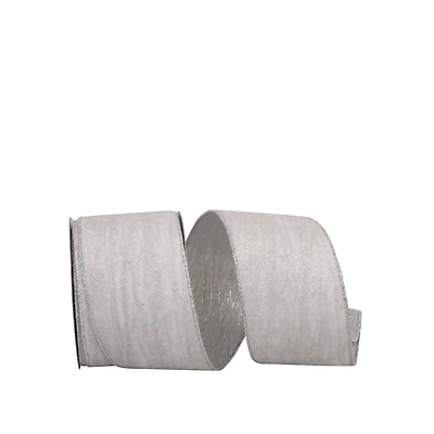 JAM Paper 2.5" x 10yd. Velvet Wired Glitter Ribbon