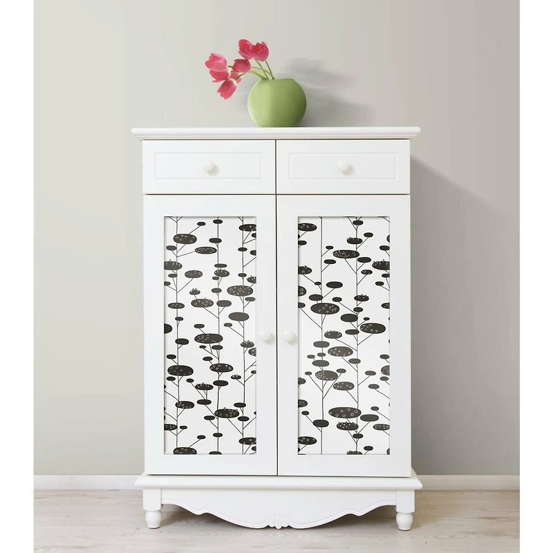 RoomMates Retro Trees Peel & Stick Wallpaper