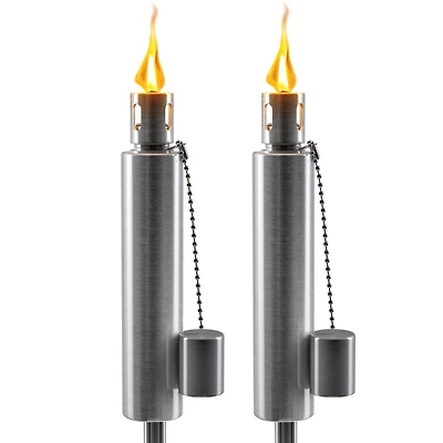 Sorbus 60" Matney Stainless Steel Outdoor Torches , 2ct.