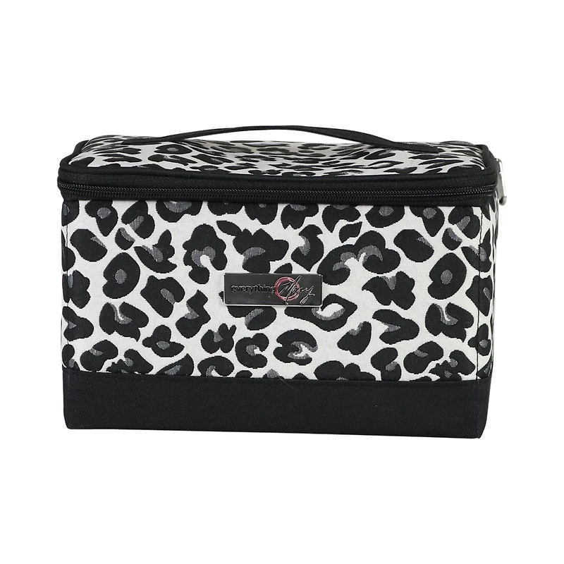 Everything Mary Cheetah Collapsible Sewing Kit Organizer Box