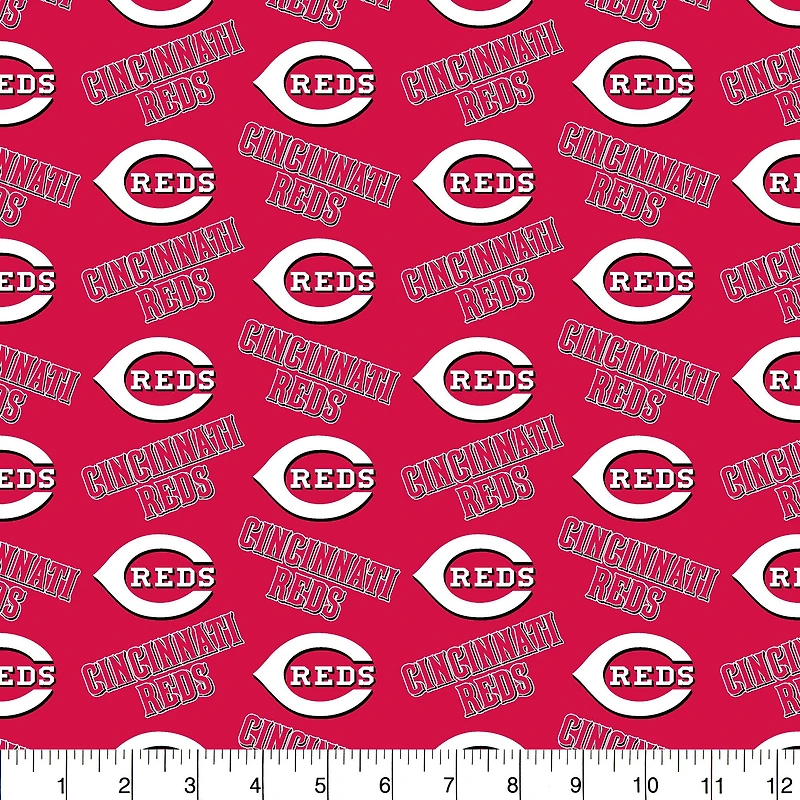 MLB Cincinnati Reds Cotton Fabric