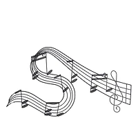 Black Metal Traditional Wall Decor, 33" x 19"