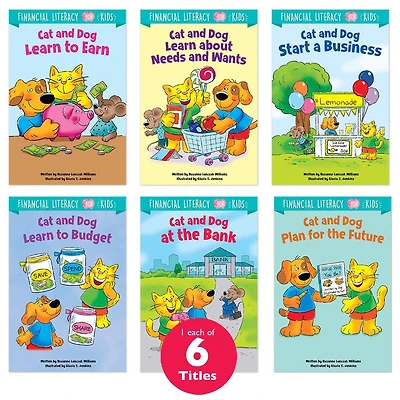 Creative Teaching Press Financial Literacy Book Pack For Kids, 6ct.