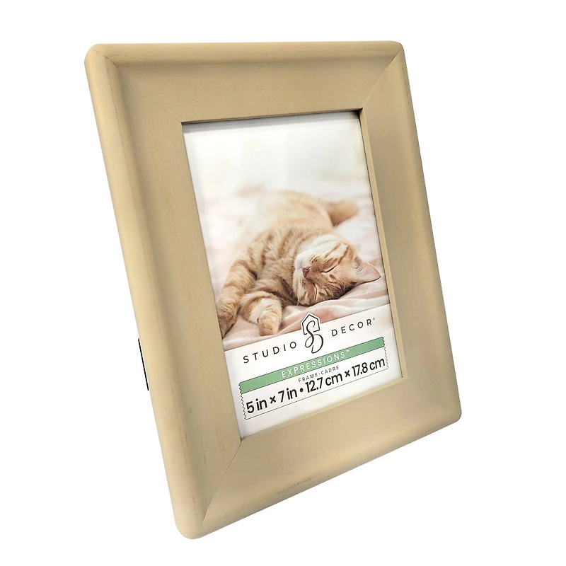 Expressions™ 5" x 7" Rounded Wood Frame by Studio Décor