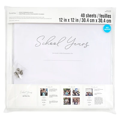 12" x 12" School Years Guided Scrapbook Layouts by Recollections™