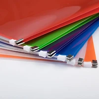 JAM Paper 9.5" x 14.5" Plastic Zip Closure Envelopes, 6ct.