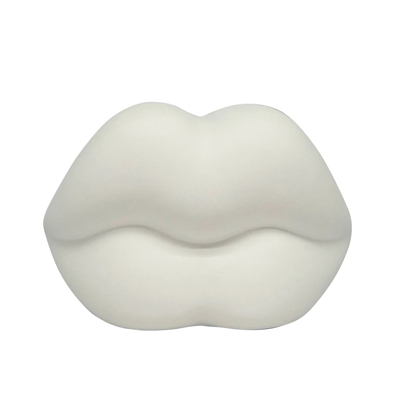 7" DIY Ceramic Lips Figurine by Make Market®