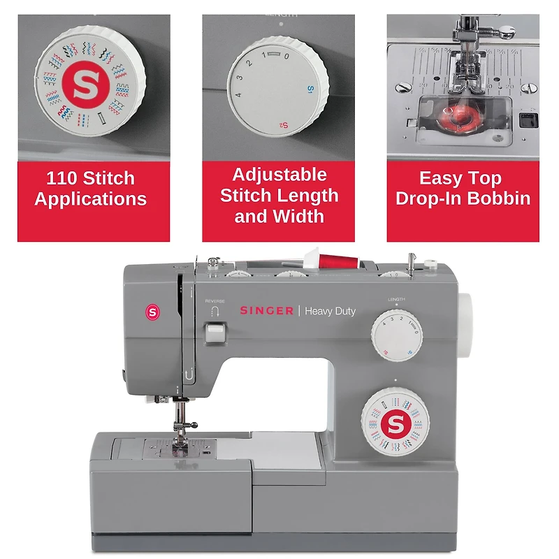 SINGER® HD6380 Heavy Duty Sewing Machine