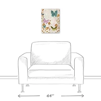 Butterfly Garden 12" x 16" Canvas Wall Art