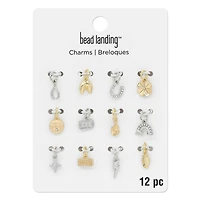 Silver & Gold Lucky Mix Charms by Bead Landing™