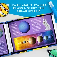 National Geographic™ The Solar System Glow-In-the-Dark Stained Glass Craft Kit