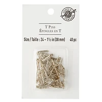 Loops & Threads™ T-Pins, 1 1/2"