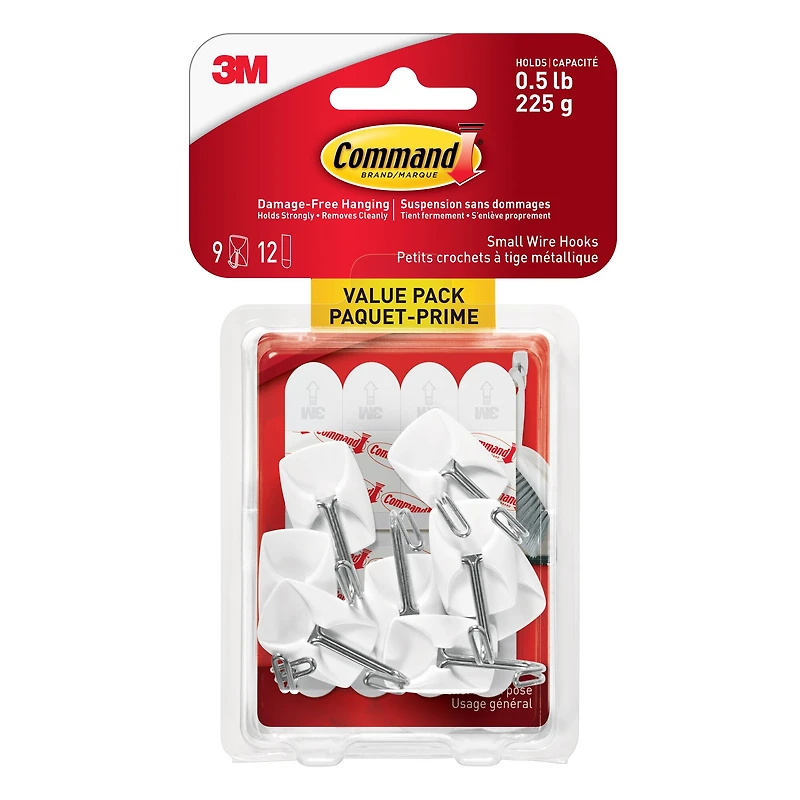 Command™ Small Wire Hooks