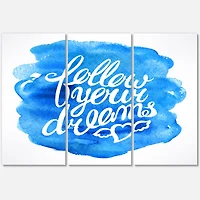 Designart - Follow Your Dreams I