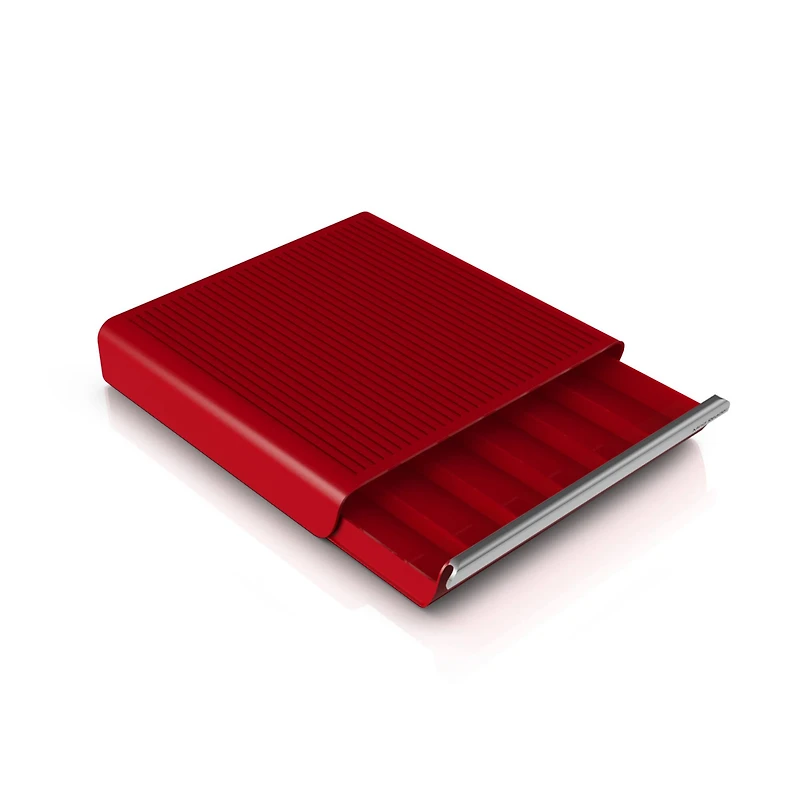 Mind Reader Red Single Serve Coffee Coffee Station & Pod Capsule Storage