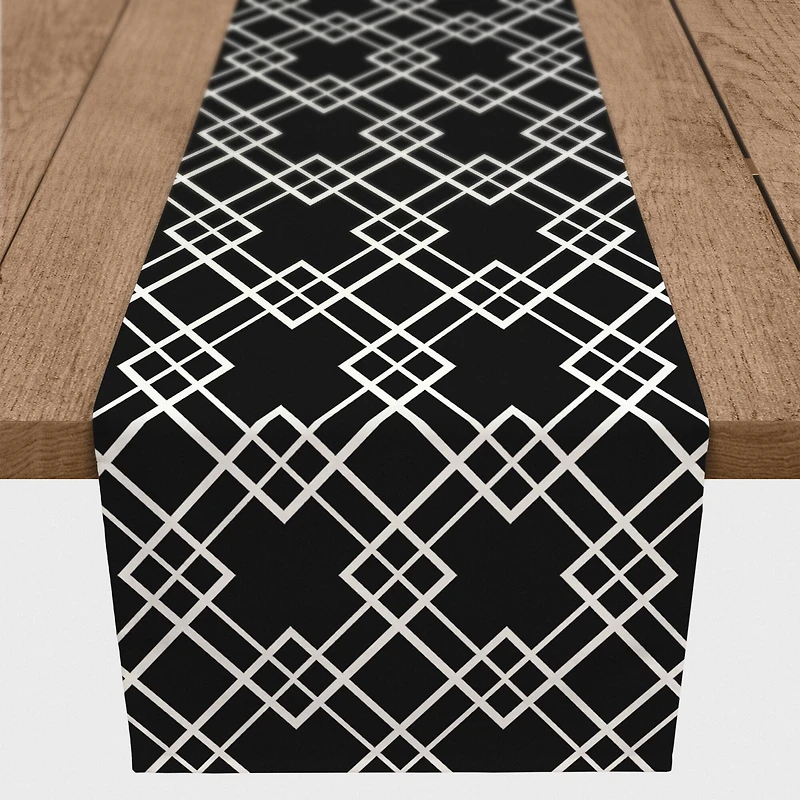 Diamond Lines Indoor/Outdoor Table Runner