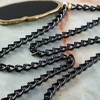 Black Small Figure 8 Metal Chain by Bead Landing©