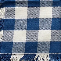 DII® Assorted Navy Heavyweight Fringed Dishcloth (Set of 6)