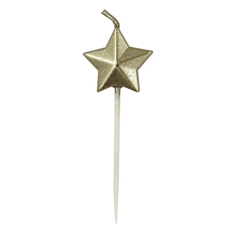 Gold Star Candles by Celebrate It™, 5ct.