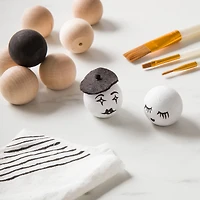 1.5" Wood Doll Heads, 7ct. by Make Market®