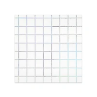 Iridescent Foil Grid Paper Beverage Napkins by Celebrate It™, 16ct.