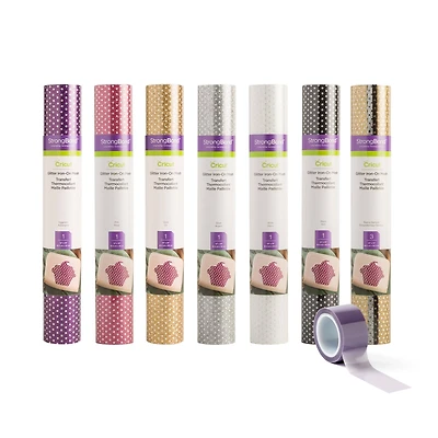 Cricut® Glitter Iron-On Mesh Sampler