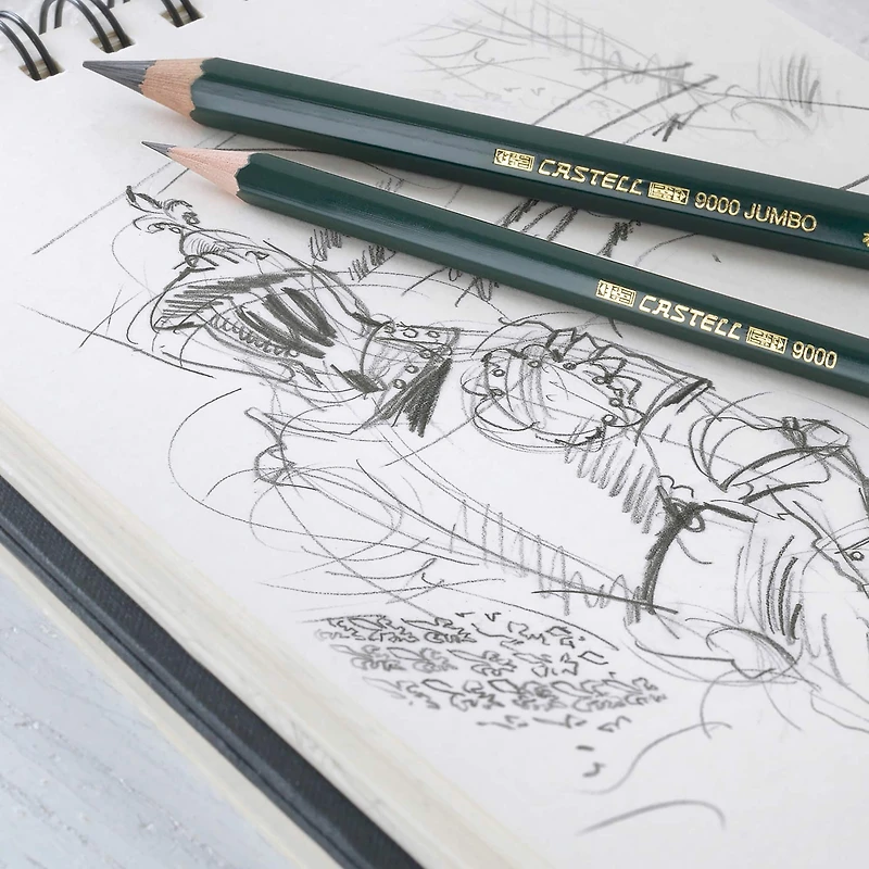 Faber-Castell 9000 Jumbo Graphite Pencil Sketch Set