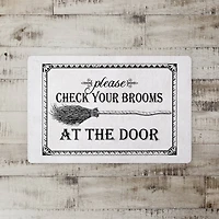 Check Your Brooms At The Door Floor Mat