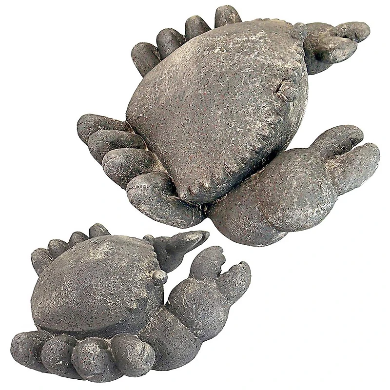 Design Toscano Cantankerous Stone Crabs Garden Statue Set