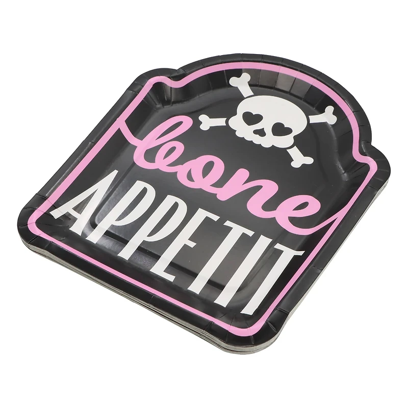 9" Bone Appetit Paper Plates, 12ct by Celebrate It™