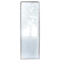 Beige Farmhouse Tree Metal Wall Decor, 36" x 12"