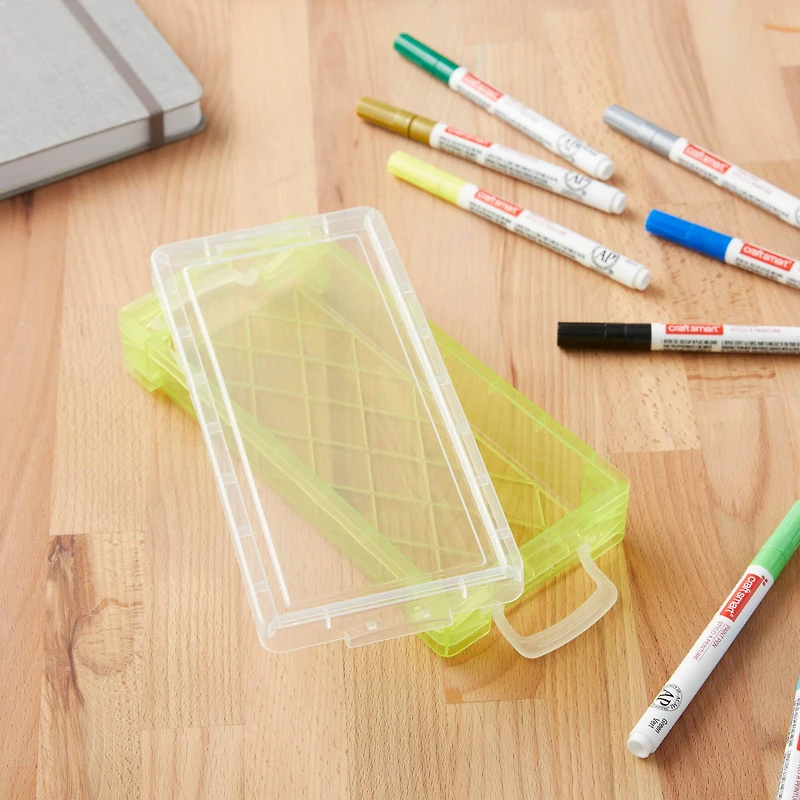 Green Stacking Pencil Box by Simply Tidy™