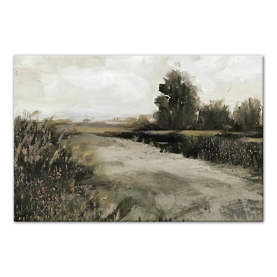 Antique Moody Landscape 18" x 12' Canvas Wall Art