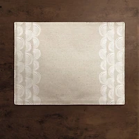 Half Moon Border 18" x 14" Cotton Twill Placemat