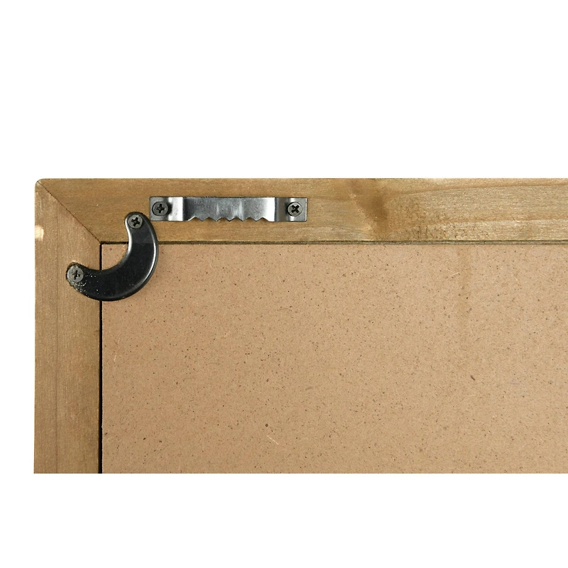 Hello Honey® Red Shells & Coral Wood Framed Wall Art, 4ct.