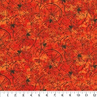 Fabric Traditions Halloween Glitter Spider Web Home Décor Fabric
