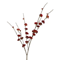 44" Red Plum Blossom Stem by Ashland®