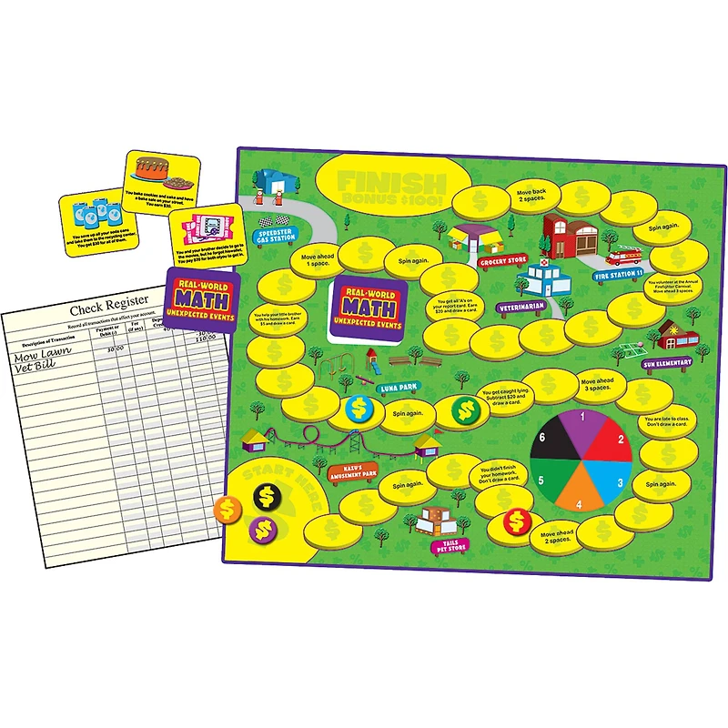 Real World Math: Unexpected Events Game