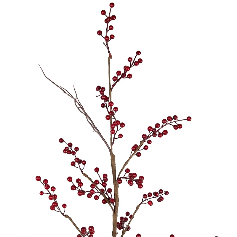 4ft. Unlit Potted Berry Artificial Christmas Twig Tree