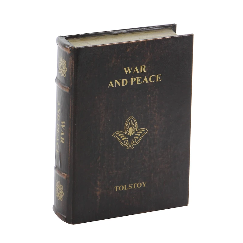 Brown Wooden Traditional Book Box Set