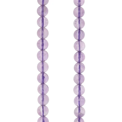 Purple Amethyst Round Beads, 4mm by Bead Landing™